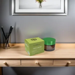 Crème visage avec aloe vera, acide hyaluronique, huile d’amande douce, bardane & huile de neem | PURIFIANTE, ANTI- ÂGE & ILLUMINATRICE NM06B 50ml