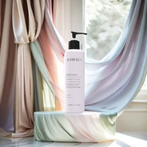 Lait corps avec de l’huile de Jojoba, Vitamine E, beurre de Karité, Aloe vera, Calendula & lait d’Anesse | NOURRISSANT, APAISANT | Peaux sèches et sensibles LA02B 260ml