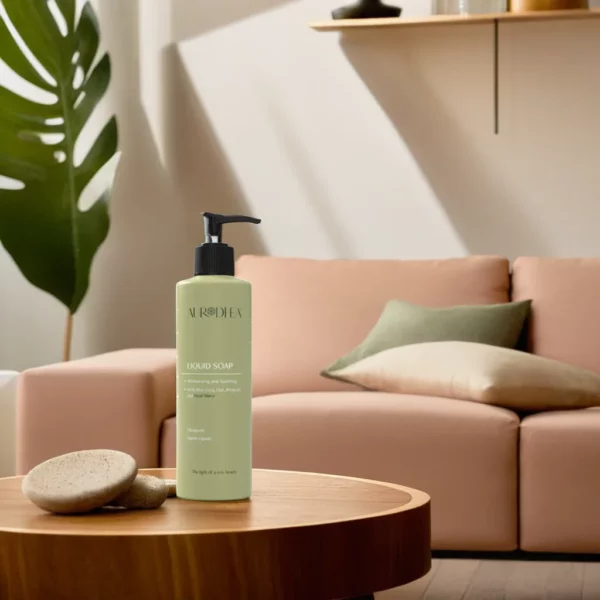 image_HTg-600x600 Crème de savon bio avec vitamine E, panthénol, aloe vera, camomille | THÉ VERT | HYDRATANT ET NOURRISSANT SP02B 260ml