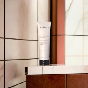 Gel douche avec huile de Karité, huile de Macadamia, Vitamine E, Aloe vera & lait d’Ânesse | NOURRISSANT & REVITALISANT | Peaux sensibles LA01B 250ml