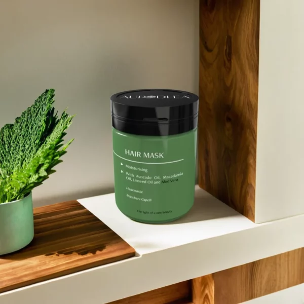 Masque capillaire avec huile d’avocat, huile de macadamia, huile de lin & aloe vera | HYDRATANT CAP14B 150ml