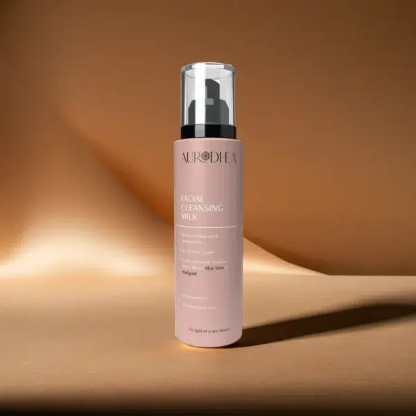 Lait nettoyant visage avec camomille, mauve, hamamélis, aloe vera & calendula | DÉMAQUILLANT & HYDRATANT | Pour tous types de peaux CR13B 150ml