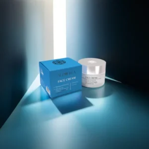 Crème visage avec huile de karité, huile de pépins de raisin, huile d’argan, vitamine E, collagène & acide hyaluronique | REPULPANTE & RAFFERMISSANTE CR05B 50ml