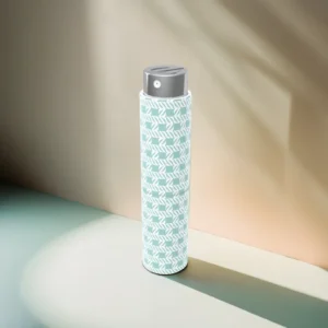 ÉTUI À PARFUM CHOGAN RECHARGEABLE TURQUOISE ET BLANC TCOV005