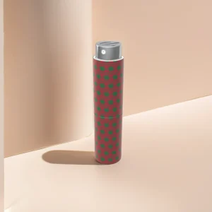 ÉTUI À PARFUM CHOGAN RECHARGEABLE ROUGE ET VERT TCOV004